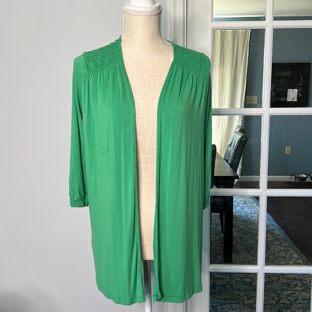 Banana Republic green cardigan, S